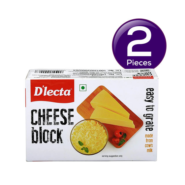 D'lecta Cheese- Block 200 g Combo