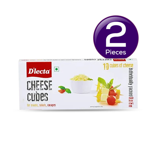 D'lecta Cheese- Cubes 200 g Combo