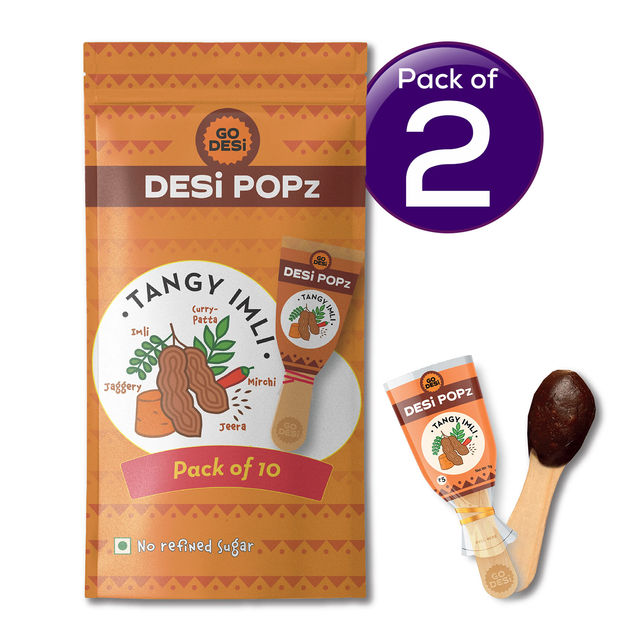 Go Desi Popz Tangy Imli 10 pc Combo