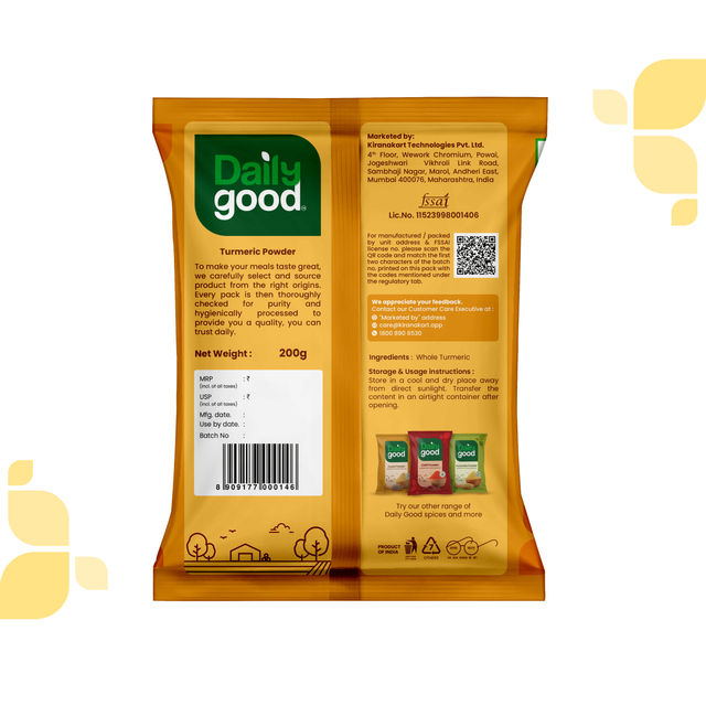 Daily Good Chilli Powder(200gms), Daily Good Coriadner Powder(200gms) & Daily Good Turmeric Powder(200gms) Combo