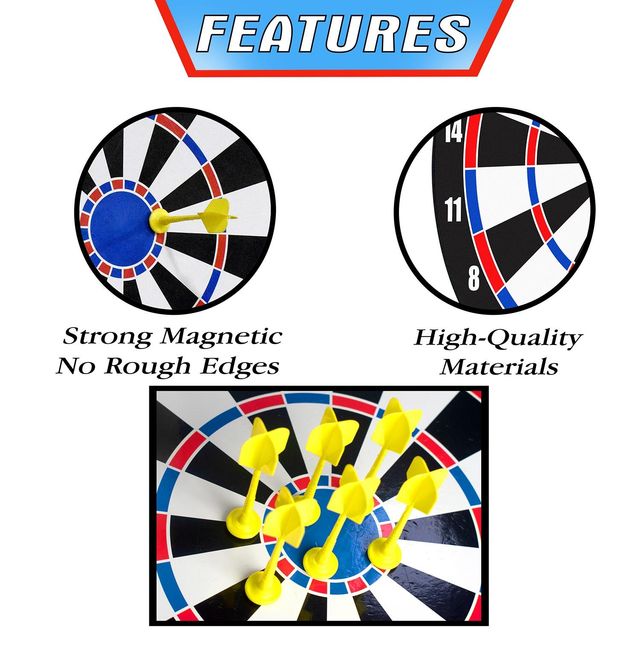 Round Magnetic Dart Game- Box 0xc0035f8978 (Assorted)
