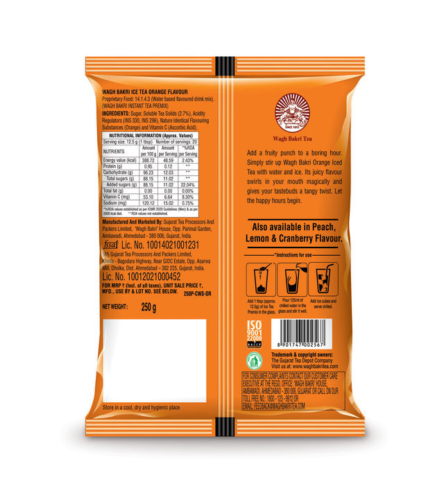 Wagh Bakri Orange Ice Tea