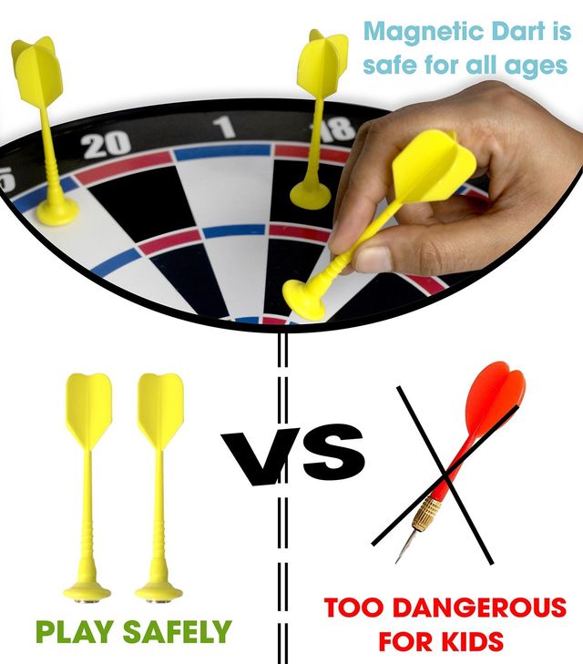 Round Magnetic Dart Game- Box 0xc0035f8978 (Assorted)