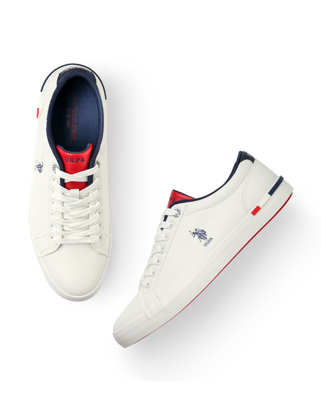 U.S. Polo Assn. Men's | Men Solid Anton 2.0 Sneakers | Men's | White | UK 7