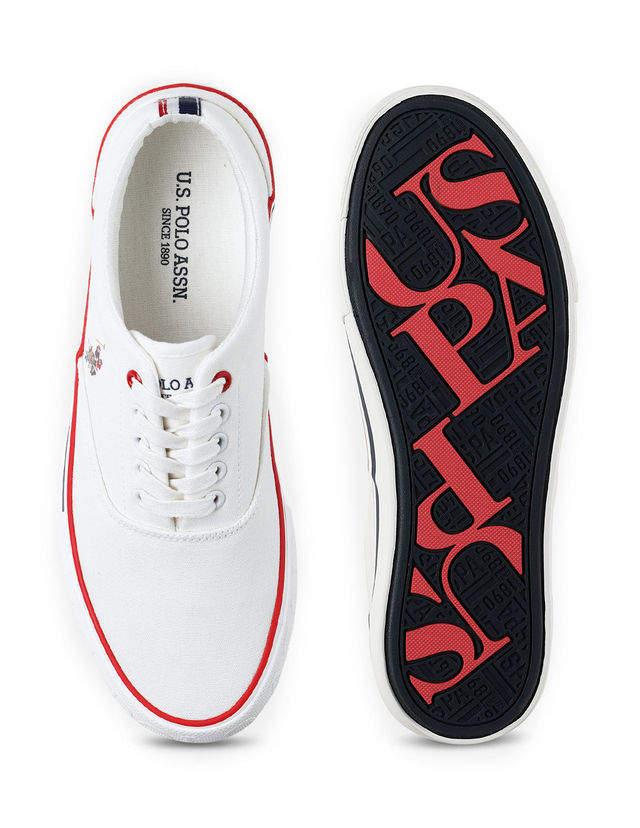 U.S. Polo Assn. | Men Clyde Off White Classics Sneakers | Men's | White | UK 11