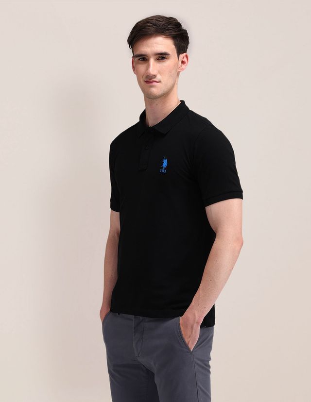U.S. Polo Assn. Men's Polo Shirt | Black - S