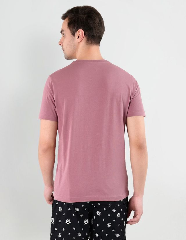 U.S. Polo Assn. Men's Solid T-shirt | Dark Pink - XL