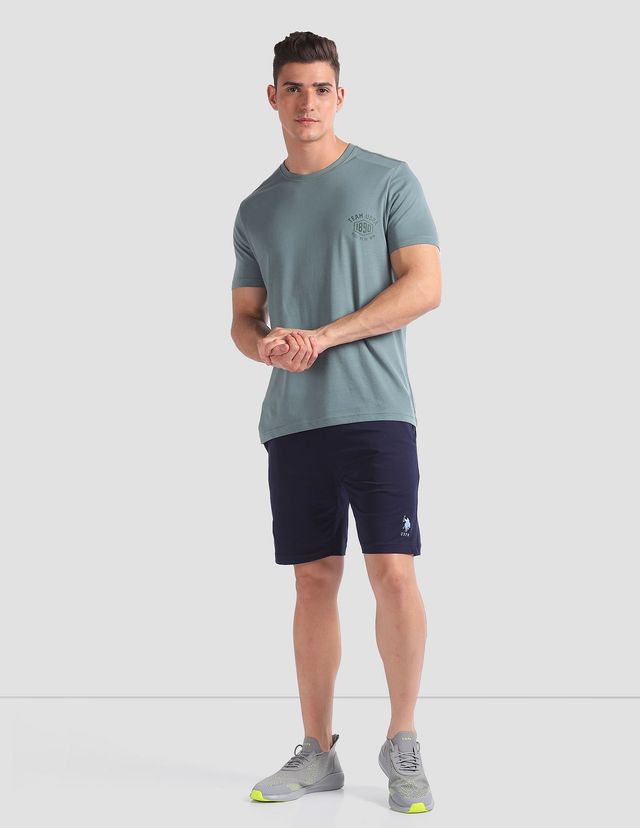 U.S. Polo Assn. | T-Shirts | S | Pack of 2 | Grey and Green