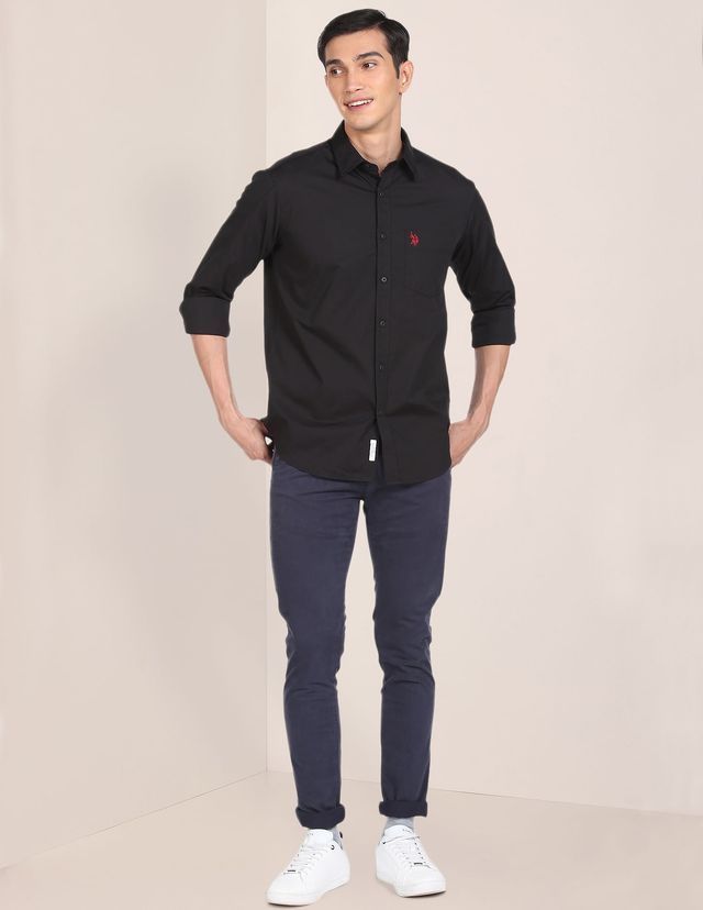 U.S. Polo Assn. | Shirts | M | Pack Of 1 | Black