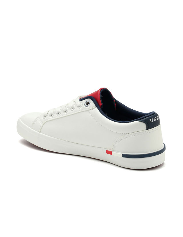 U.S. Polo Assn. Men's | Men Solid Anton 2.0 Sneakers | Men's | White | UK 7