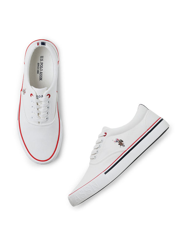 U.S. Polo Assn. | Men Clyde Off White Classics Sneakers | Men's | White | UK 11