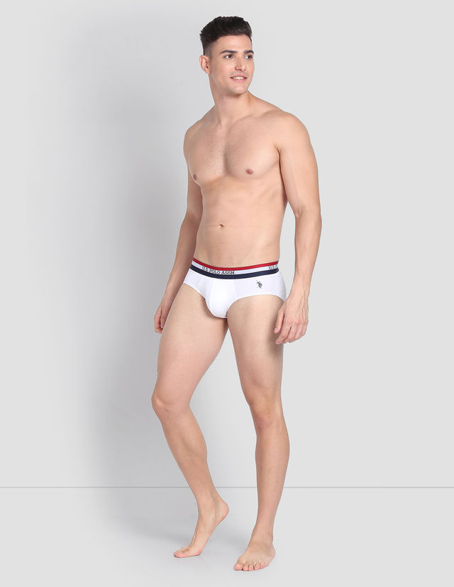 U.S. Polo Assn. | Underwear Pack of 3 | XL | Briefs | EB002 | Red, Navy And White