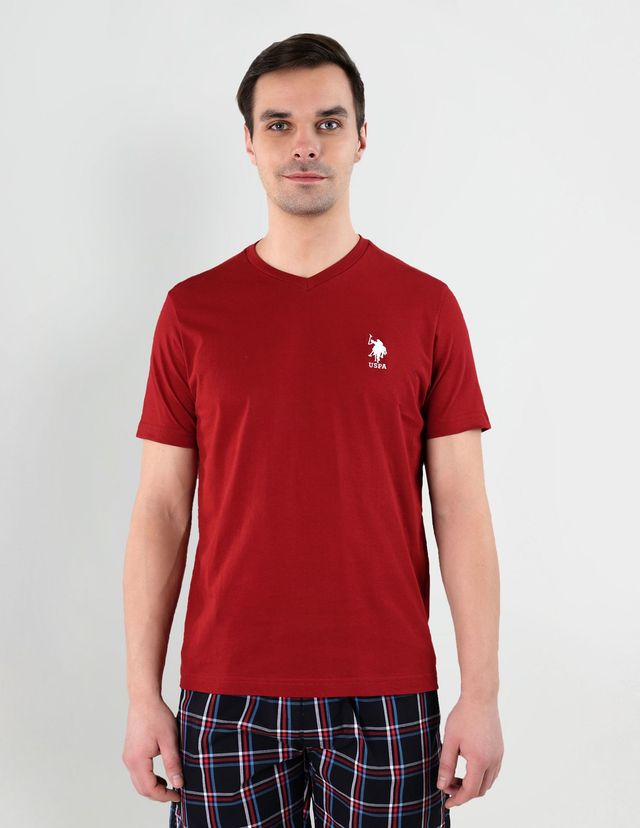 U.S. Polo Assn. Men's T-shirt | Maroon - M