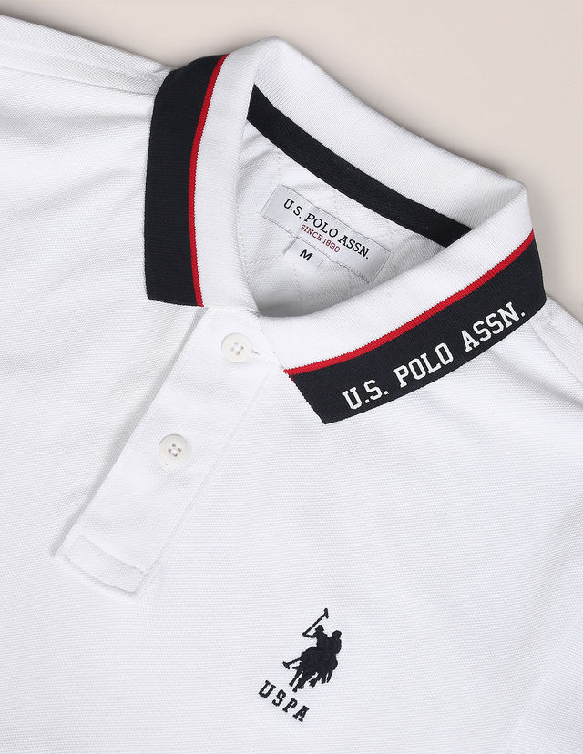 U.S. Polo Assn. Women's Polo Shirt | White - L