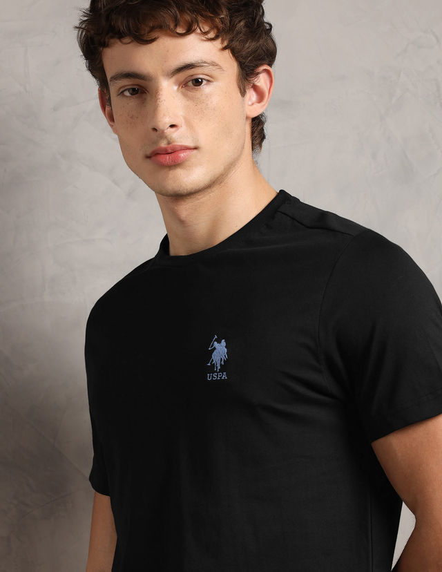 Buy U.S. Polo Assn. Men's Crew Neck Embroidered Logo Lounge T