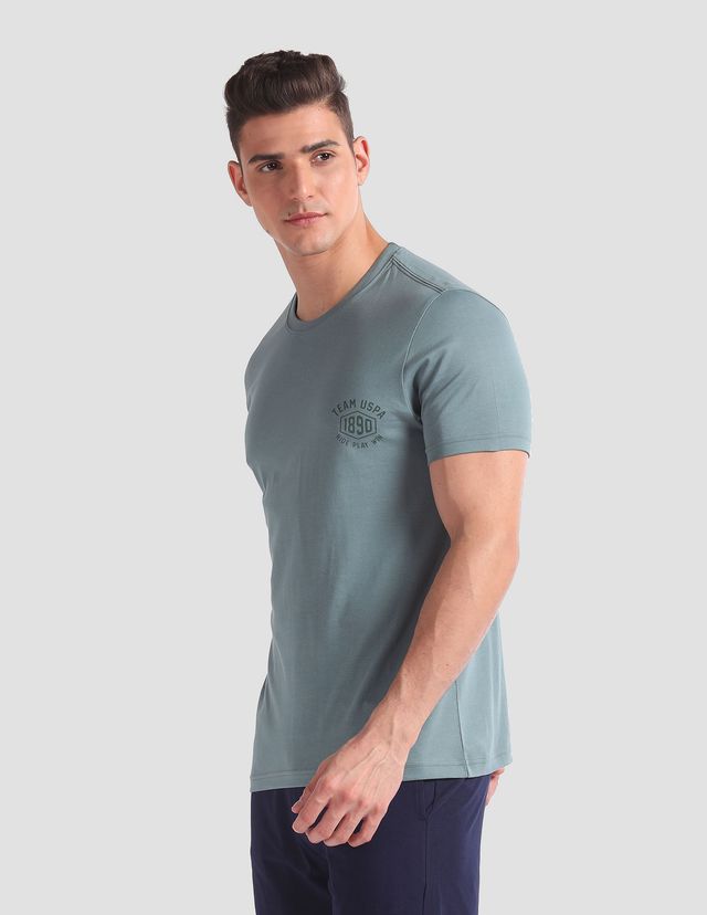 U.S. Polo Assn. | T-Shirts | S | Pack of 2 | Grey and Green