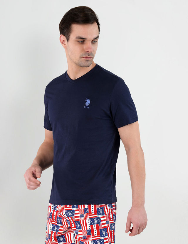 U.S. Polo Assn. Men's Solid T-shirt | Navy - M