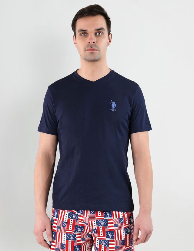 U.S. Polo Assn. Men's Solid T-shirt | Navy - M