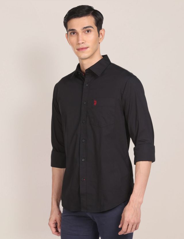U.S. Polo Assn. | Shirts | M | Pack Of 1 | Black