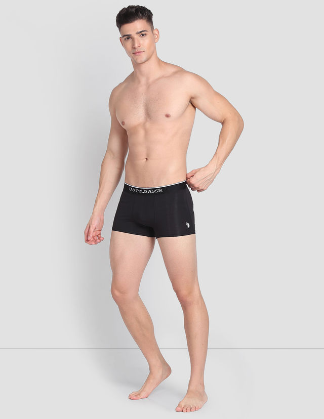 U.S. Polo Assn. | Underwear Pack of 3 | S | Trunks | ET004 | Black, Green And Navy