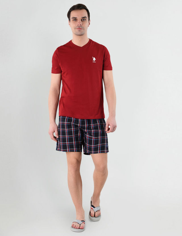 U.S. Polo Assn. Men's T-shirt | Maroon - M