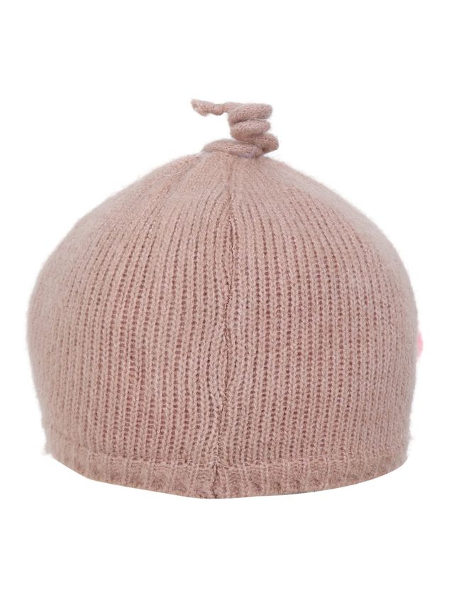 Fabseasons Girl's Solid Acrylic Wool Cap | Pink | 2 - 10 years