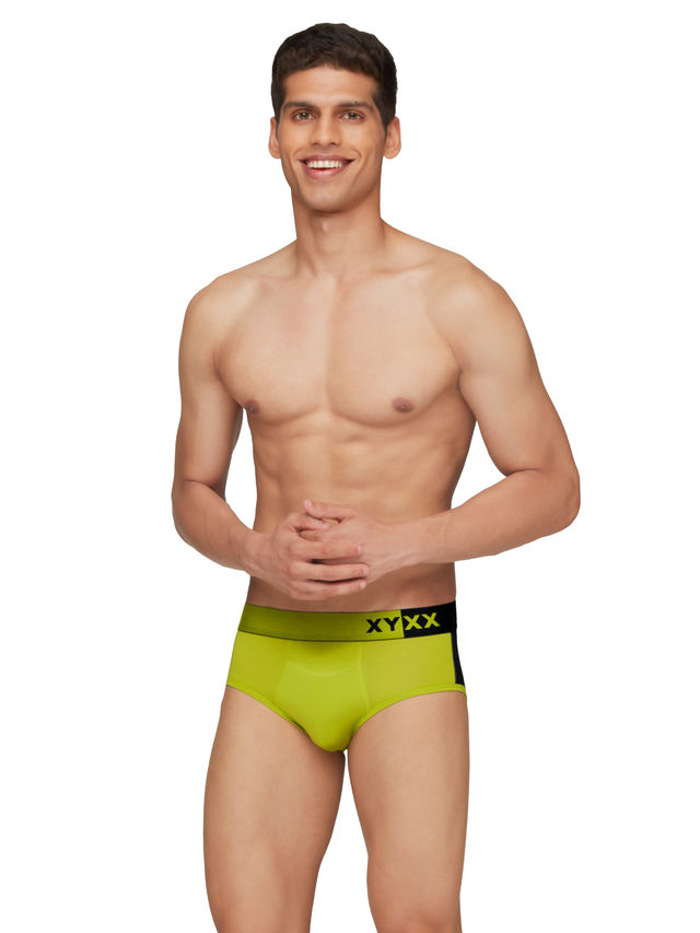 XYXX Dualist IntelliSoft Micro Modal Solid Brief | Men's Innerwear | Pack of 2 | Multicolored- S