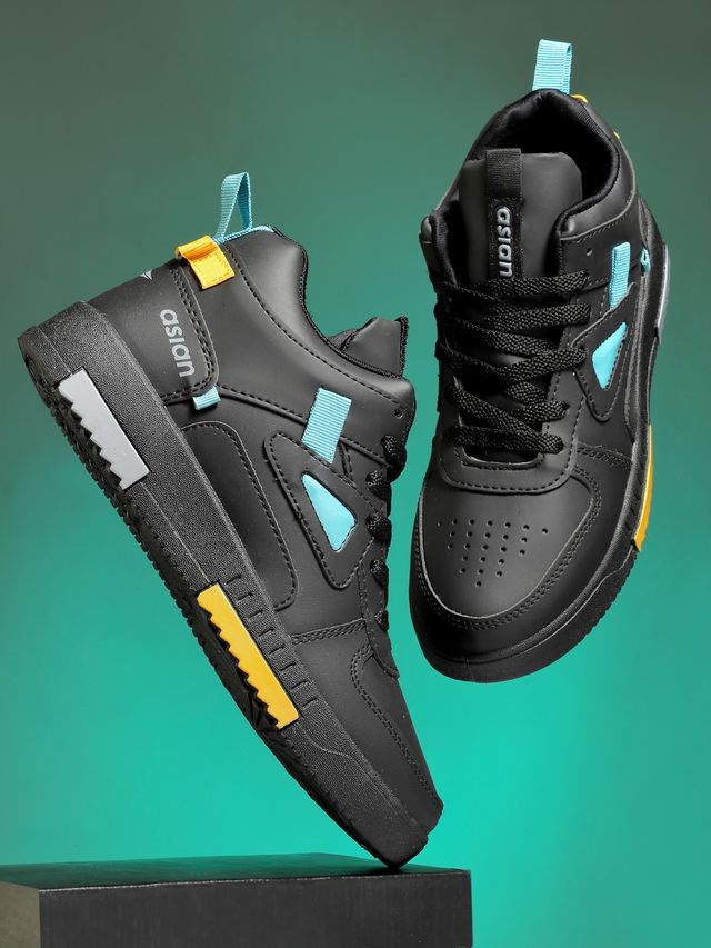 Asian Tarzan-11 High Top Sneakers | Men | Black | UK 7
