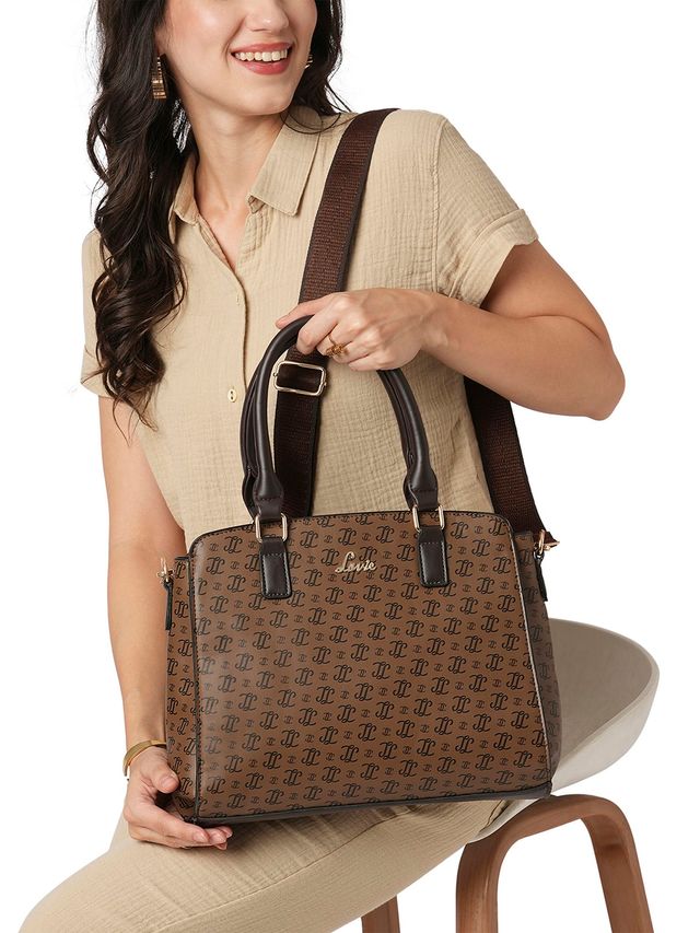 Lavie Women's Mono LL Tyra Medium Satchel Handbag - Buy at ₹1415