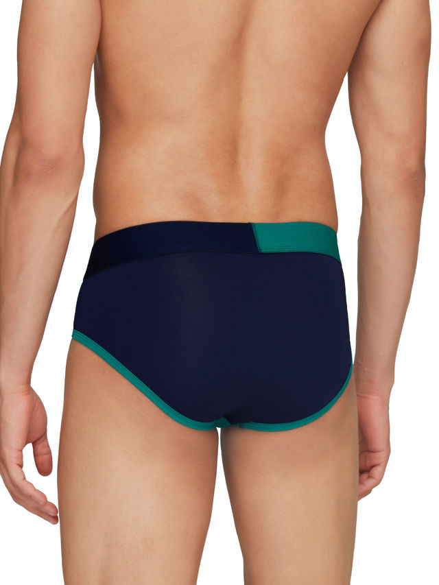 XYXX Dualist IntelliSoft Micro Modal Solid Brief | Men's Innerwear | Pack of 2 | Multicolored- XL