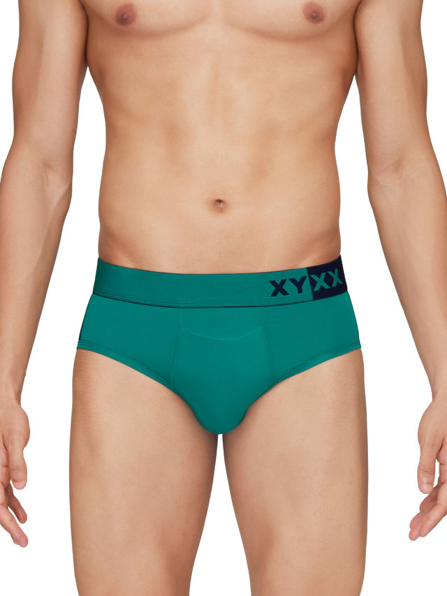 XYXX Dualist IntelliSoft Micro Modal Solid Brief | Men's Innerwear | Pack of 2 | Multicolored- XL