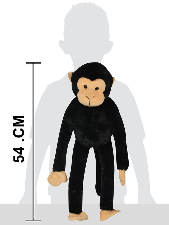 Mirada Black Hanging Monkey Soft Toy�- 52Cm