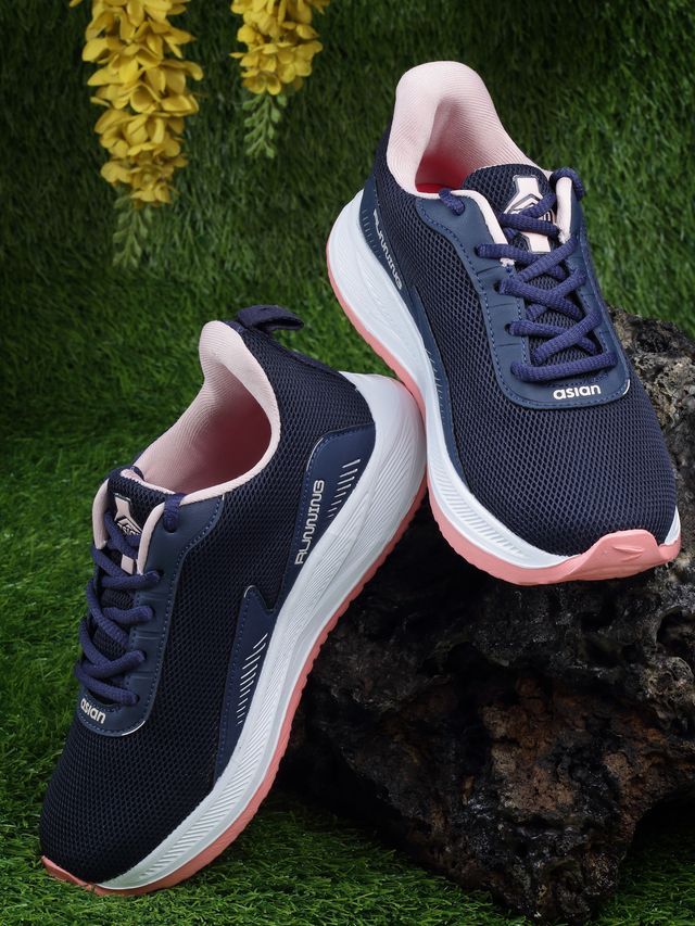 Asian Firefly-09 Women Navy Pink Sports Shoes | UK 5