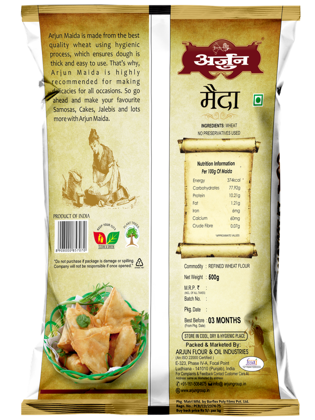 Arjun Maida Pouch | Preservative-free