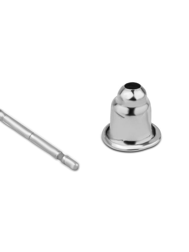 Accessorize London Women's Crystal Stud And Hoop Earrings Set Of 10 - Silver