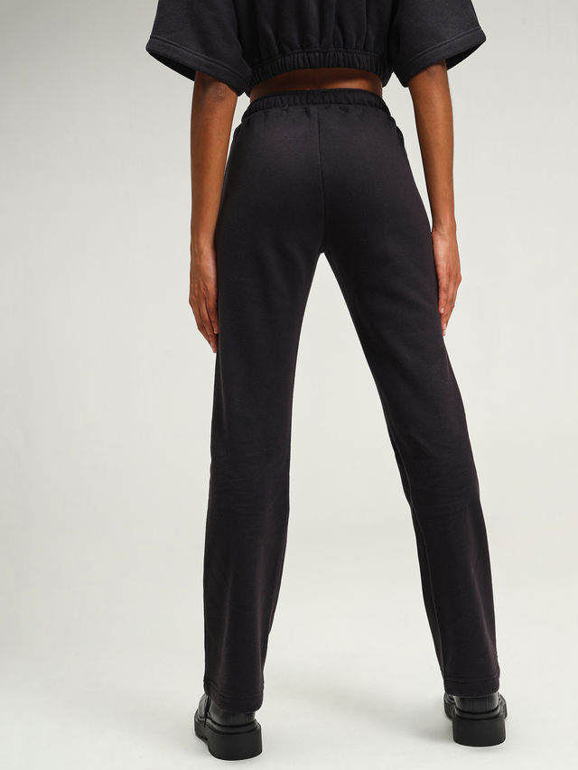 Cava Women's Joggers Straight Leg Slit | Boston Black - XL