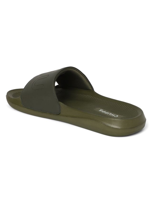 Chupps Pure Olive Men's Casual Slider - UK 9