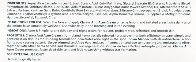 Himalaya Clarina Anti Acne Cream