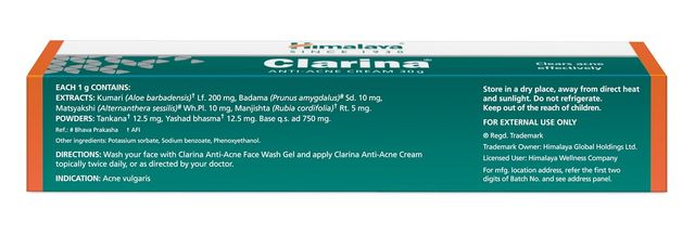 Himalaya Clarina Anti Acne Cream