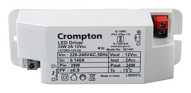 Crompton 24W 2A Led Strip Light Driver
