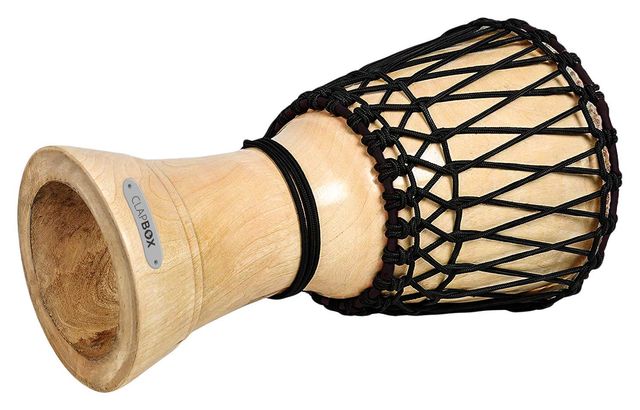 Clapbox Djembe - Mango Wood (10 Inches, Natural)
