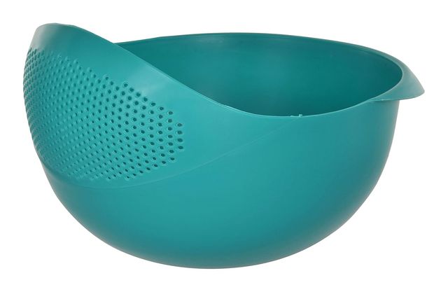 Cutting Edge Food Strainer & Colander | Washing Basket | Big | Sea Green