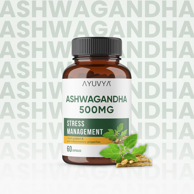 Ayuvya Ashwagandha Health Supplement for Stress Management