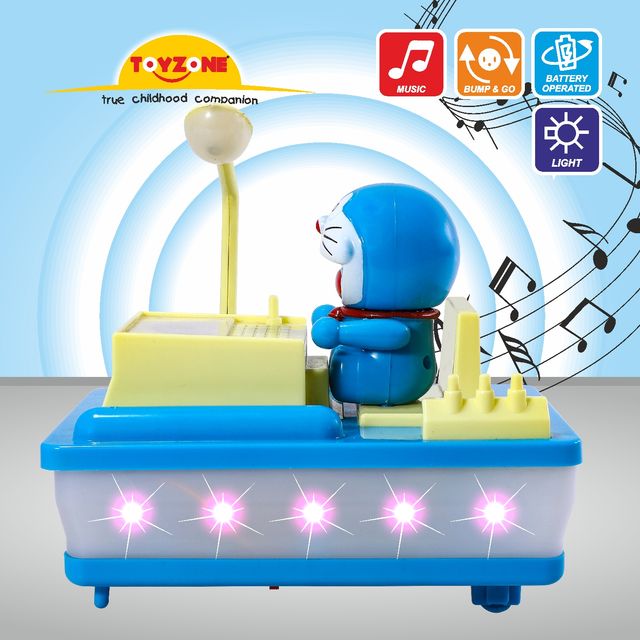 Toyzone Doraemon Time Machine Bump and Go