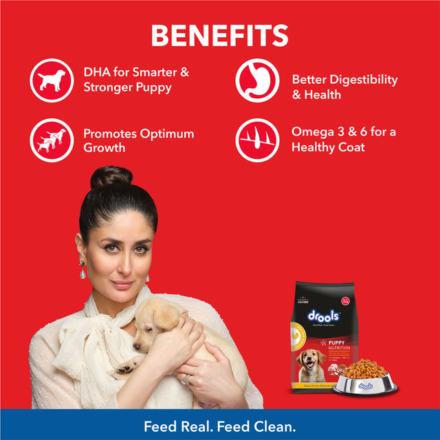 Drools Chicken And Egg Puppy Dry Dog Food (3 kg) With Free 1.2 kg