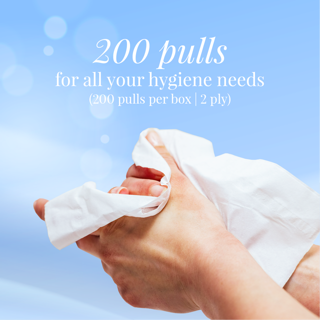Origami So Soft Face Tissues 200 Pulls 2 Ply 1 pc Combo