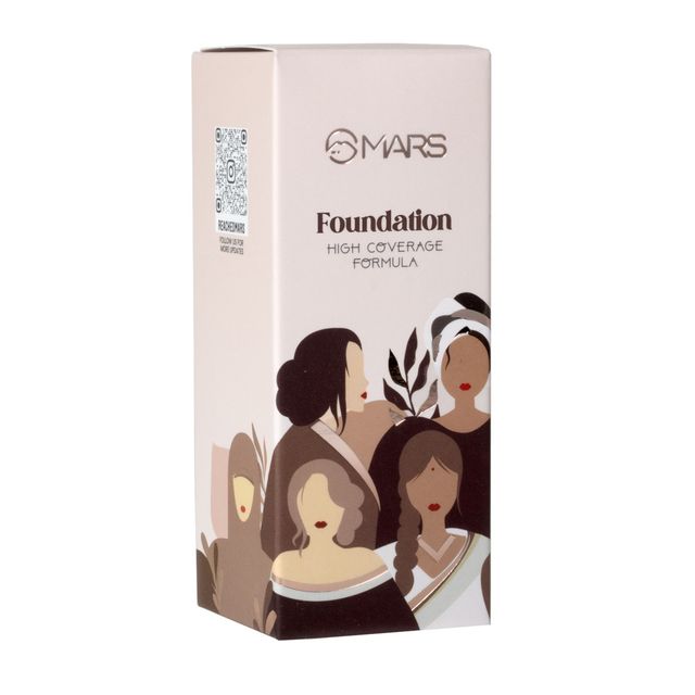 MARS Cosmetics High Coverage Liquid Foundation (Shade-03)