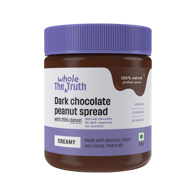 The Whole Truth Creamy Dark Chocolate Peanut Spread