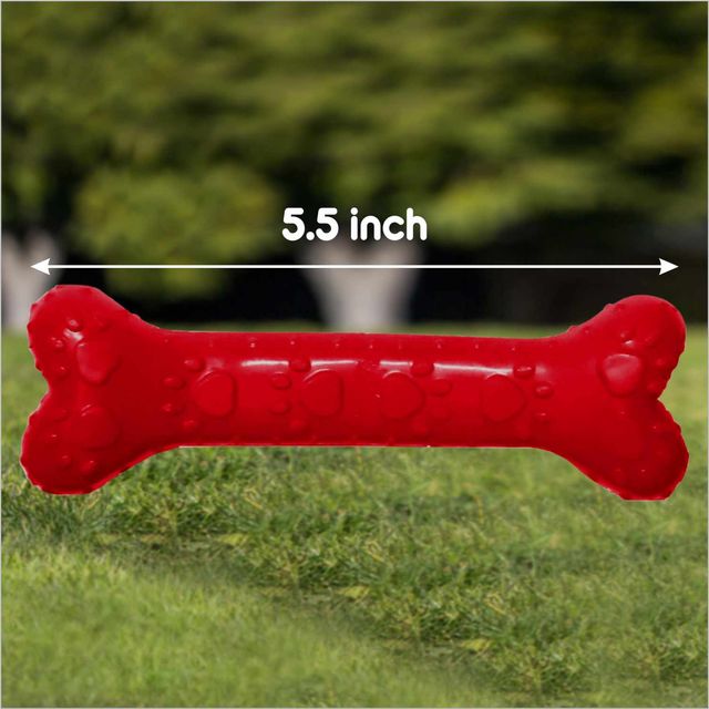 Drools Non-Toxic Rubber Dog Toy, Puppy/Dog Teething Toy (Medium) - 5 inches