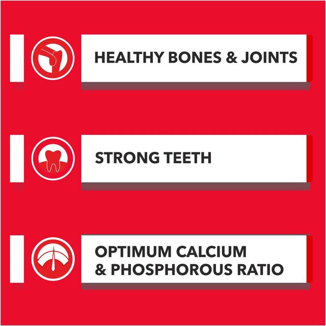 Drools Absolute Calcium Bone Jar | Dog Supplement - 40 Pieces